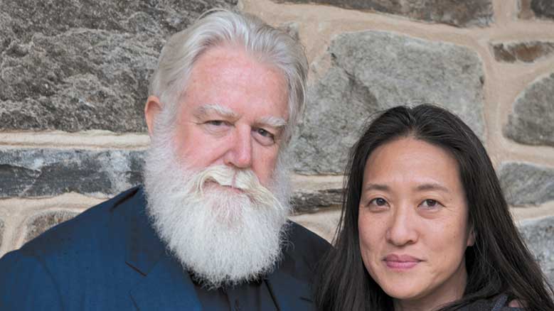 James Turrell and his wife, Kyung-Lim Lee