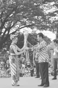 Ceremony in Yogyakarta, Indonesia's "City of Tolerance."