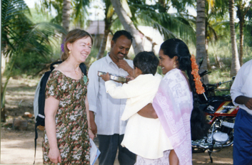 The author in southern India.