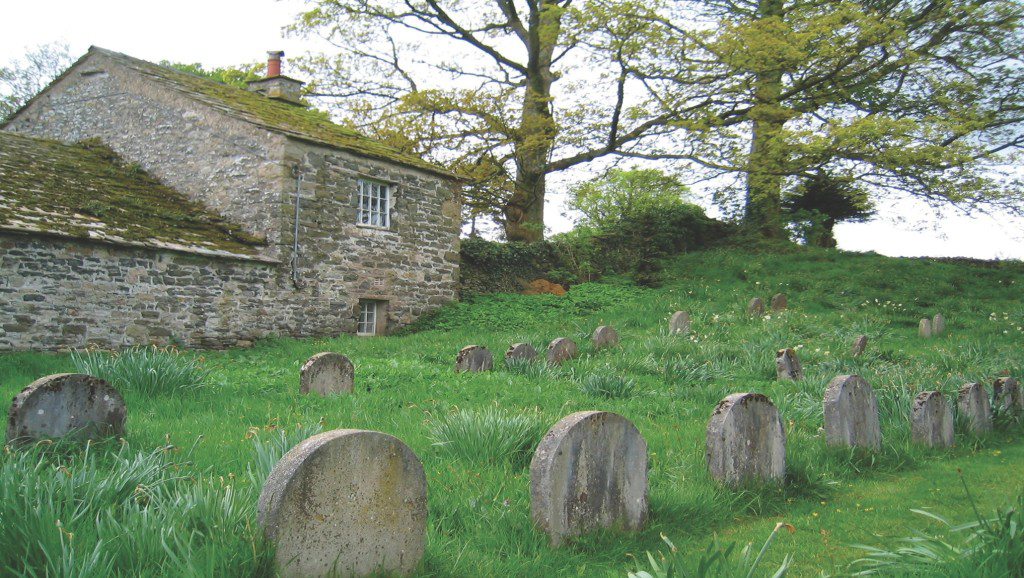 Graveyard of Brigflatts Meeting near Sedbergh in Cumbria, U.K. Photo by Martin Kelley.
