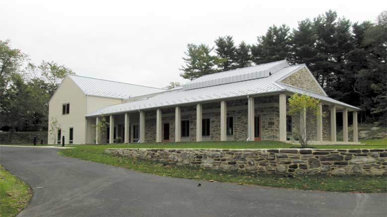 Chestnut Hill Meeting's new meetinghouse.