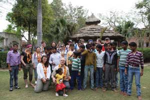 DVFS ABLE group at Mukti Ashram in Delhi, India.