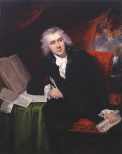 William Wilberforce by John Rising, 1790, pictured at the age of 29.