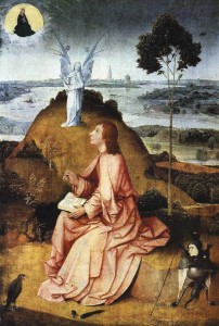 St John the Evangelist on Patmos, by Hieronymous Bosch, circa 1489.