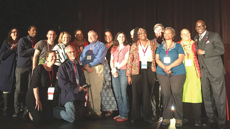 The Philadelphia host committee featured many representatives from Quaker organizations.