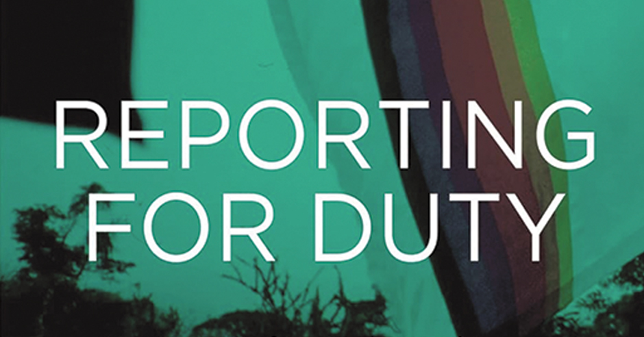 Reporting for Duty by Andrew Mills - A Book Review by Alice Gitchell