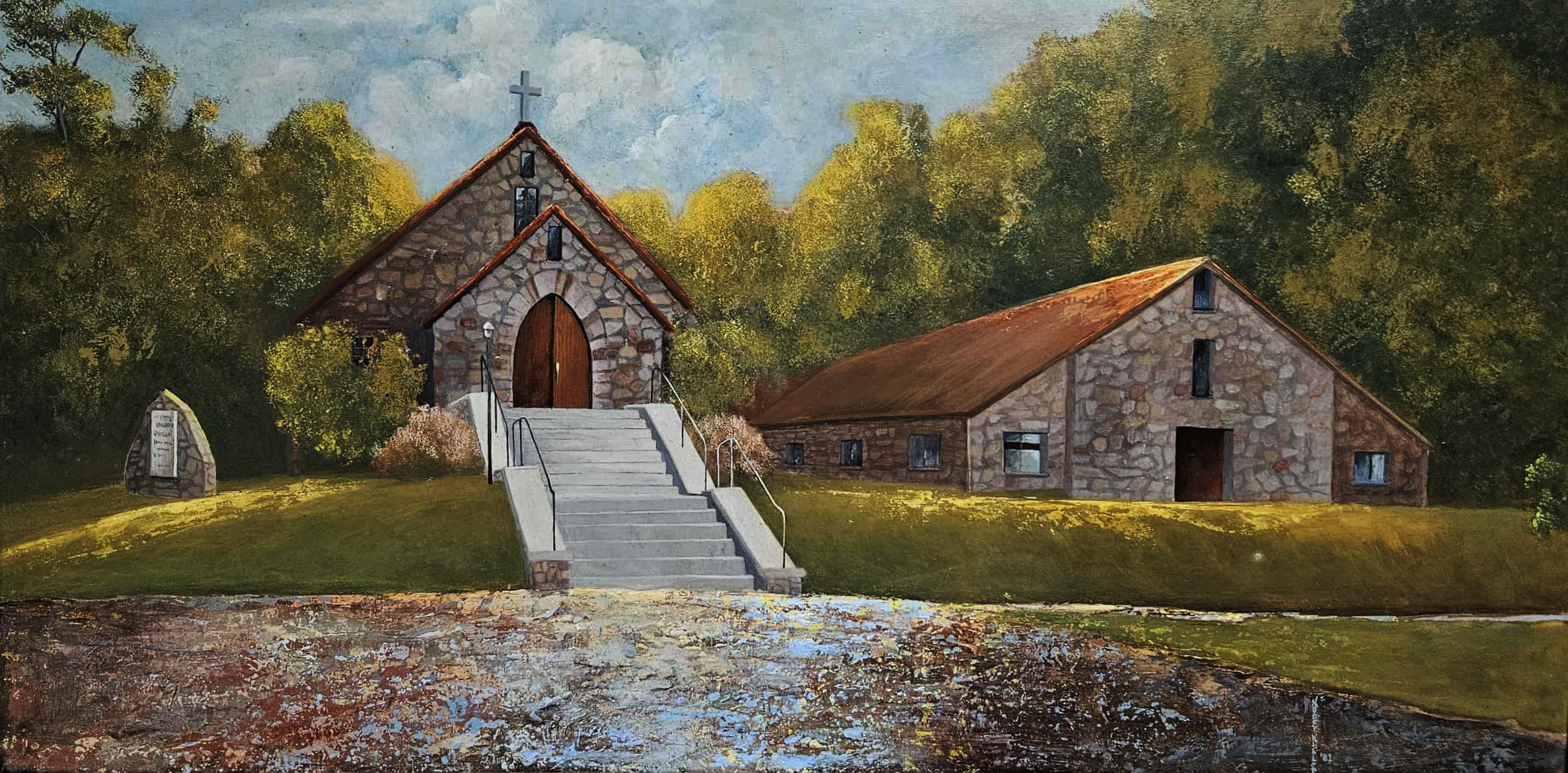 uchoraji wa kanisa la mawe